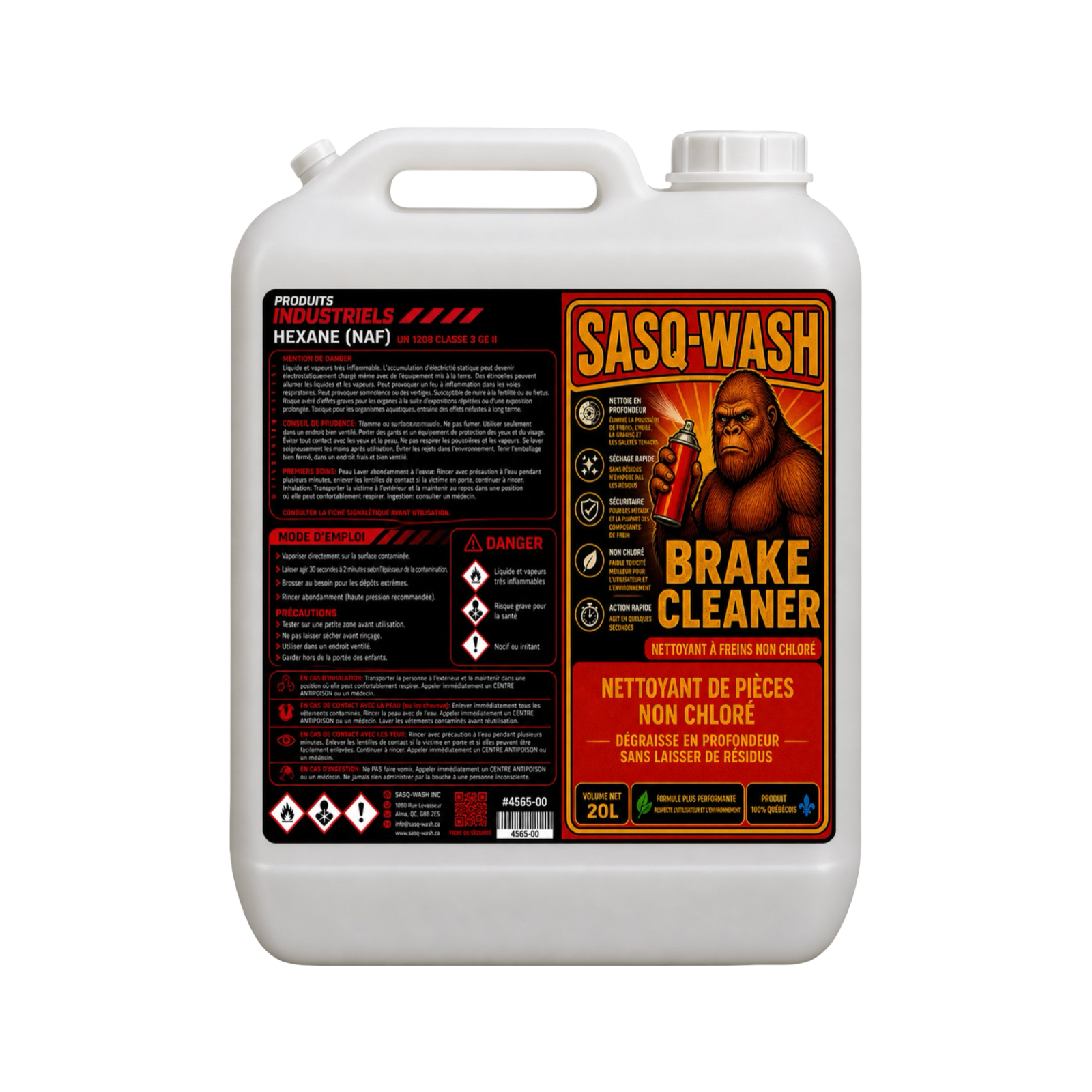 BRAKE CLEANER 20L - SASQ-WASH