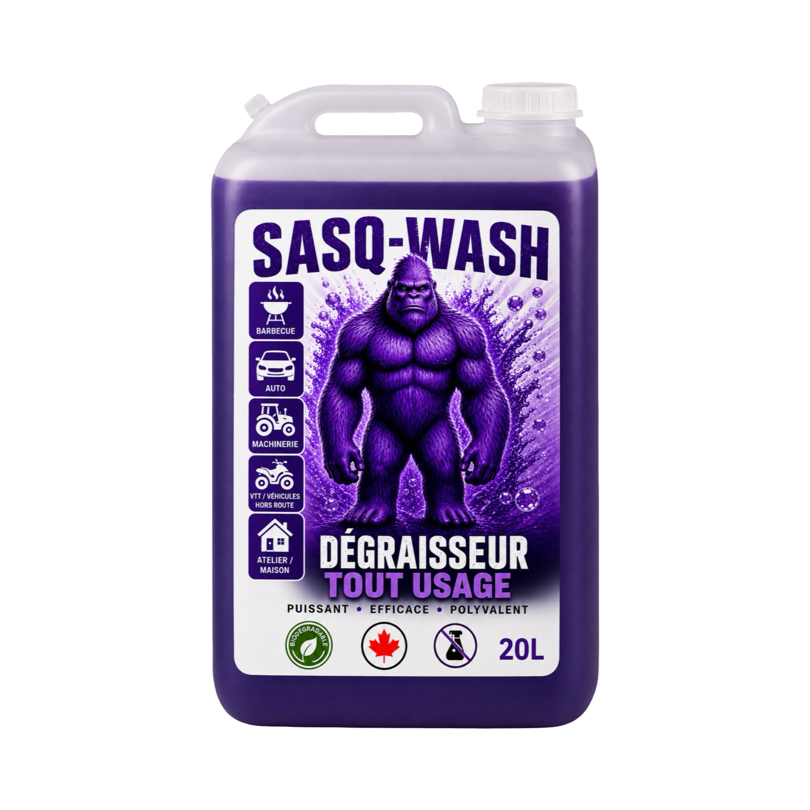 DÉGRAISSEUR TOUT USAGE - SASQ-WASH