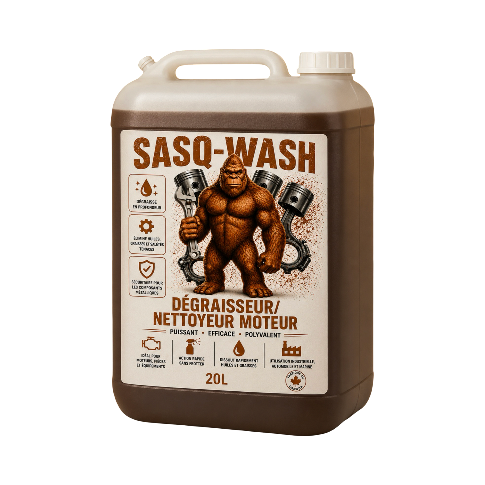 DÉGRAISSEUR/NETTOYEUR MOTEUR - SASQ -WASH