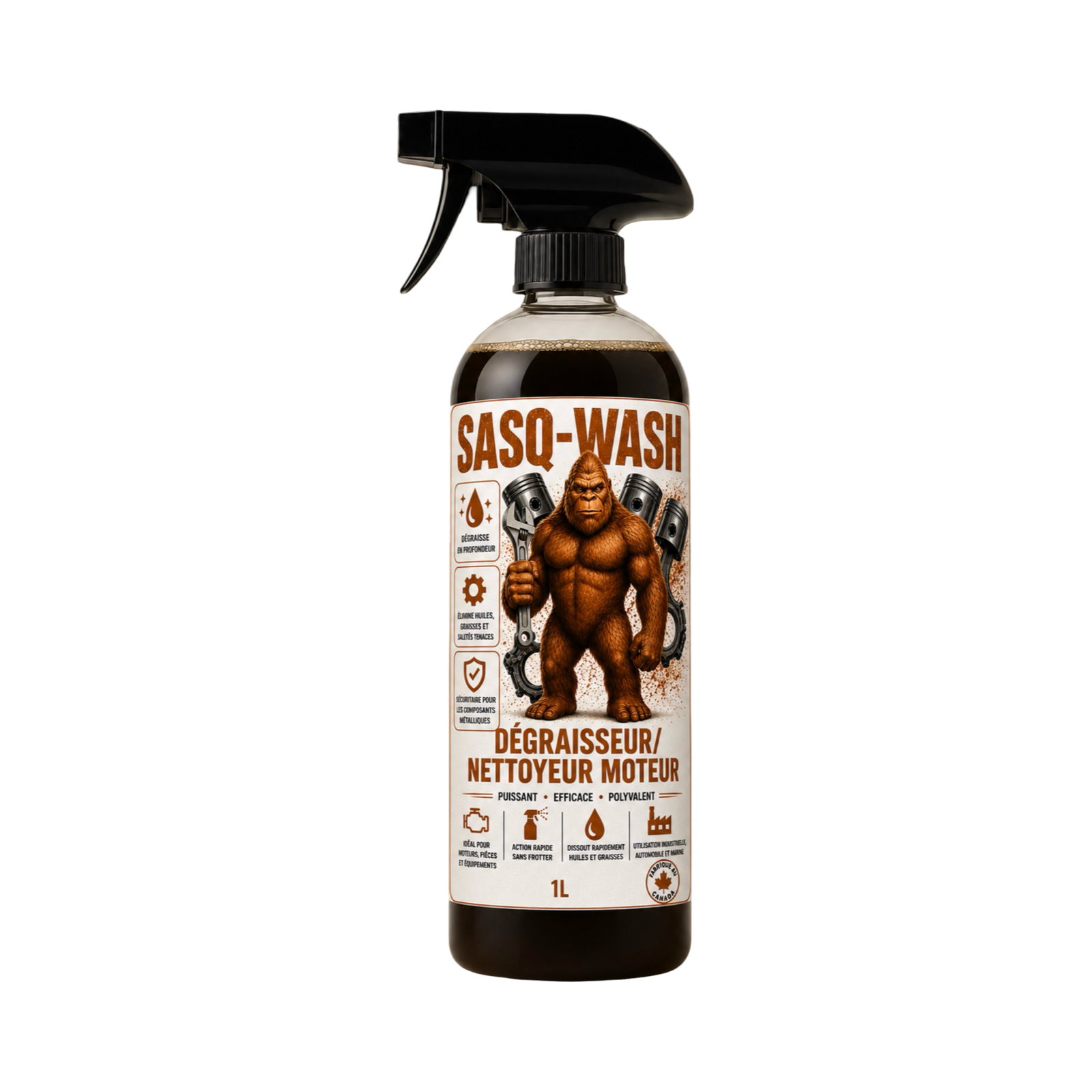 DÉGRAISSEUR/NETTOYEUR MOTEUR - SASQ -WASH