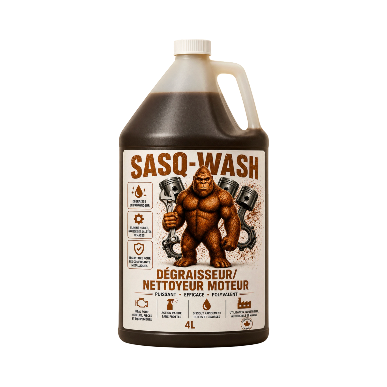 DÉGRAISSEUR/NETTOYEUR MOTEUR - SASQ -WASH