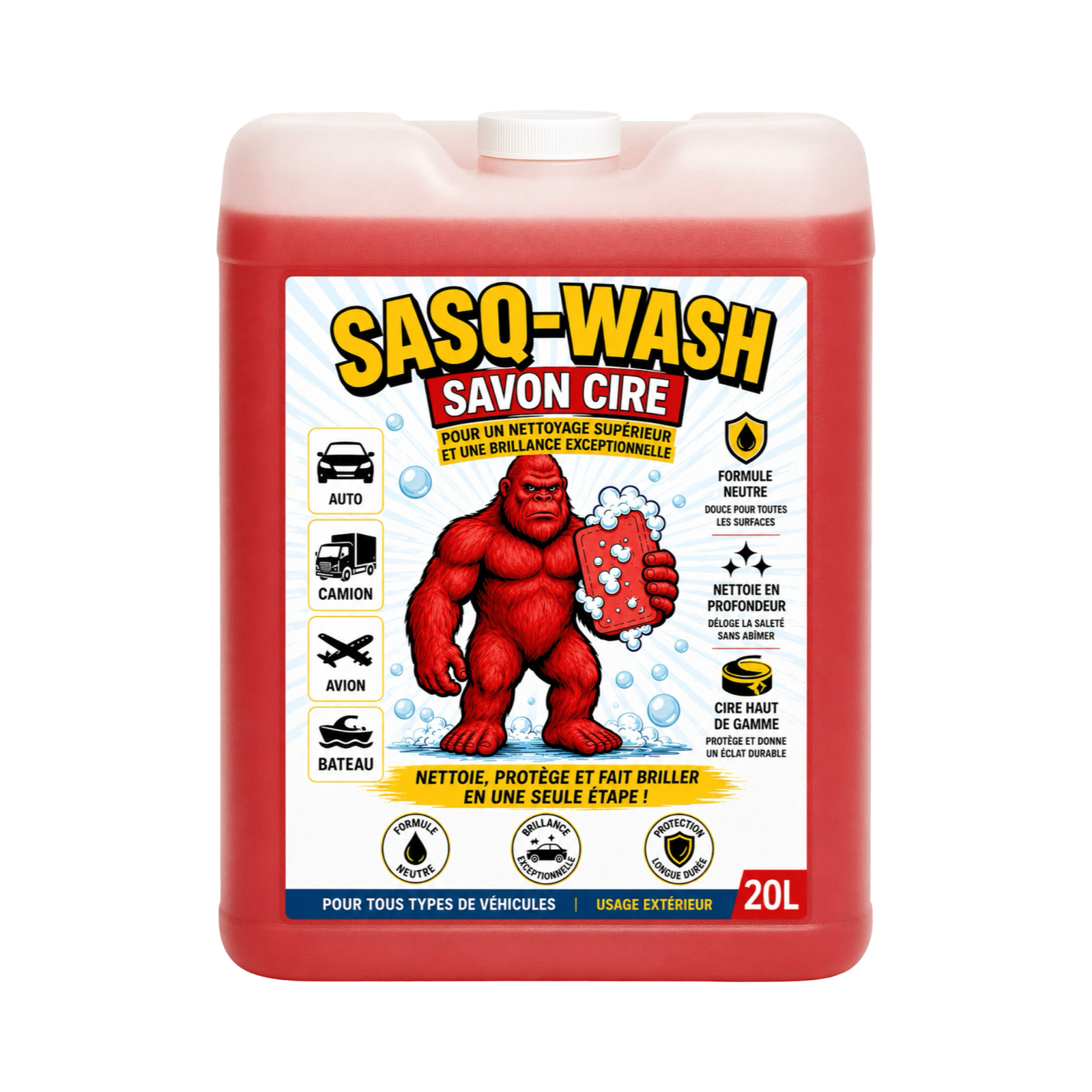 SAVON CIRE - SASQ-WASH